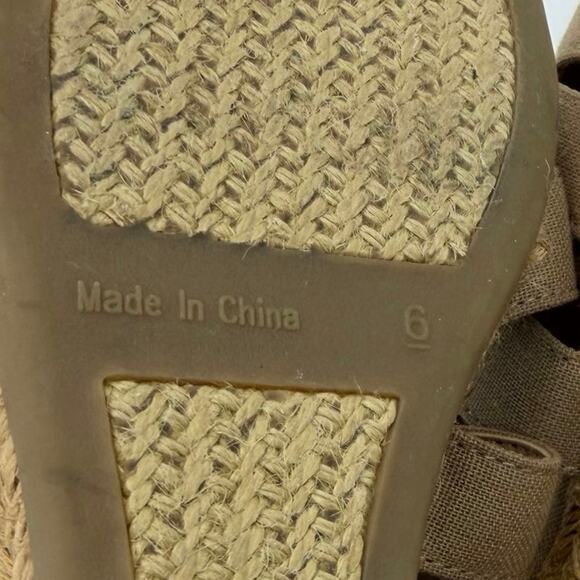 Ralph Lauren Kelcie Wedge Sandal Beige Espadrilles Vacation Resortwear Coastal 6 - Picture 7 of 7